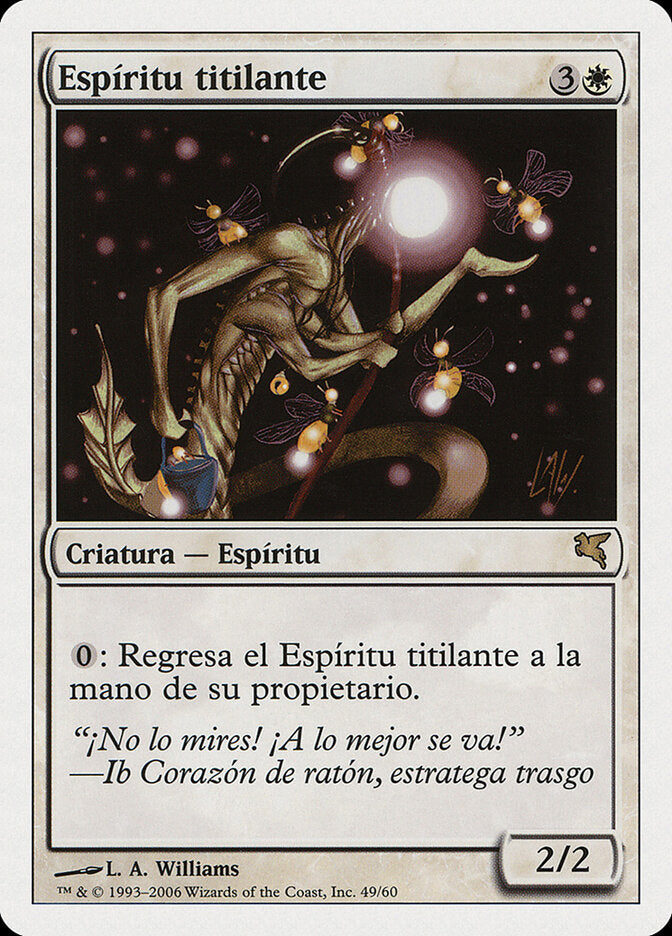Blinking Spirit (French) - "Esprit fugace"