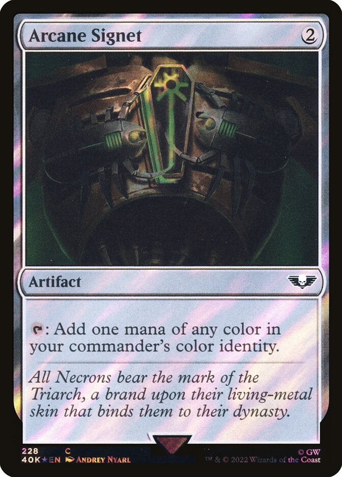 Arcane Signet (228) (Surge Foil)