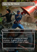 Take Up the Shield (Borderless) - Magic: The Gathering