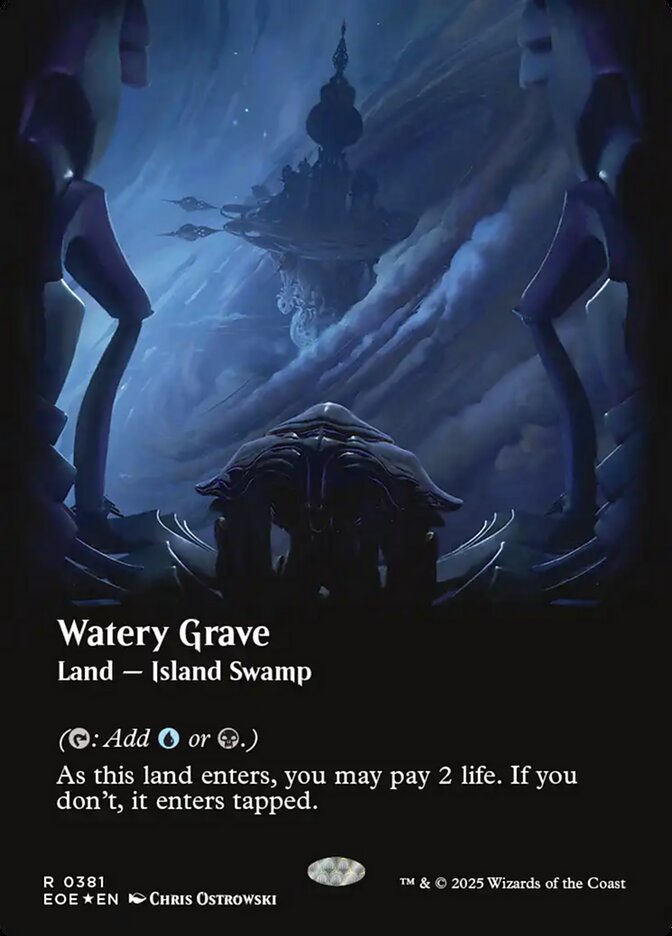 Watery Grave (Borderless) (Galaxy Foil)