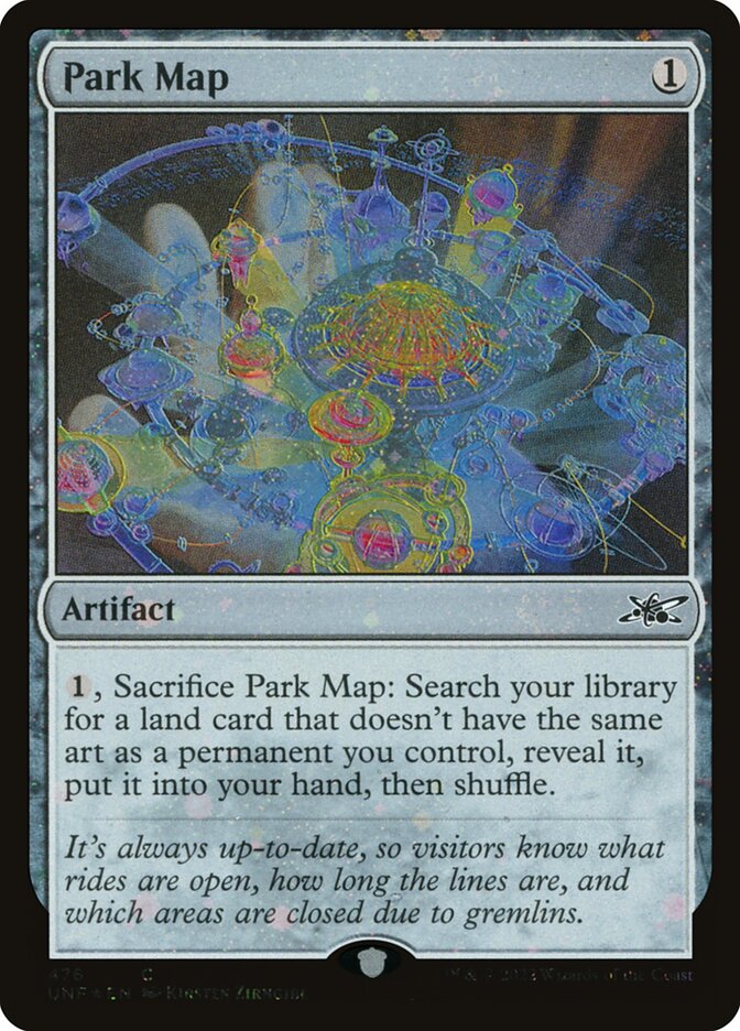 Park Map (Galaxy Foil)