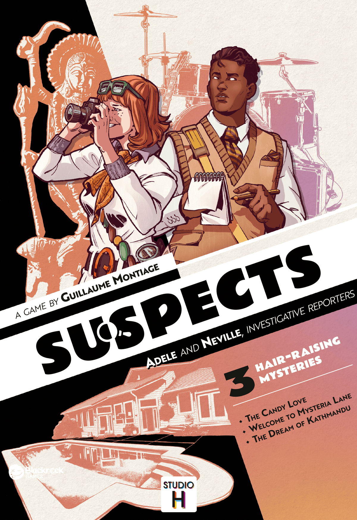 Suspects: Adele and Neville, Investigative Reporters