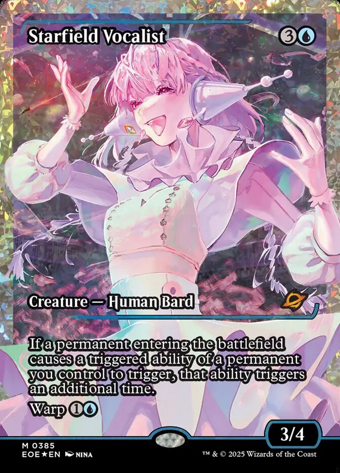 Starfield Vocalist (Showcase) (Fracture Foil)