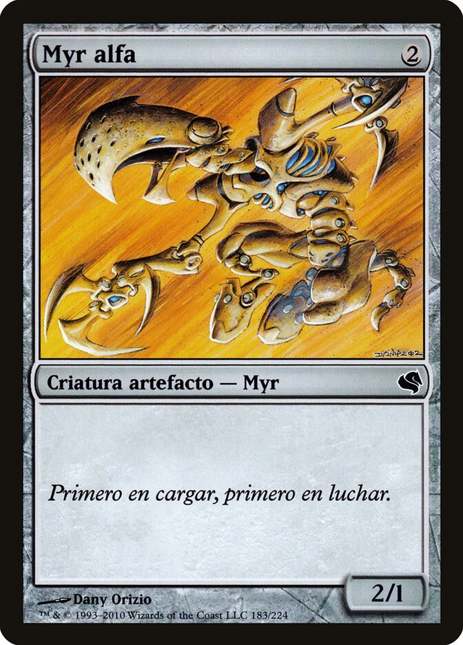 Alpha Myr (Spanish) - "Myr alfa"