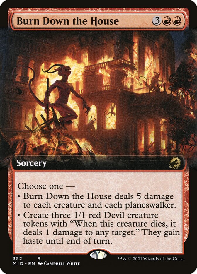 Burn Down the House (Extended Art)