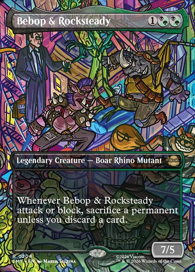 Bebop & Rocksteady (Borderless)