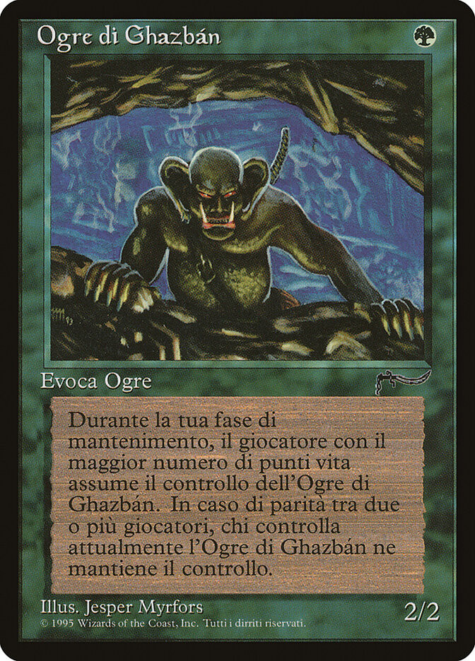 Ghazban Ogre (Italian) "Ogre di Ghazban"