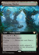 Festering Thicket (Extended Art) - Magic: The Gathering