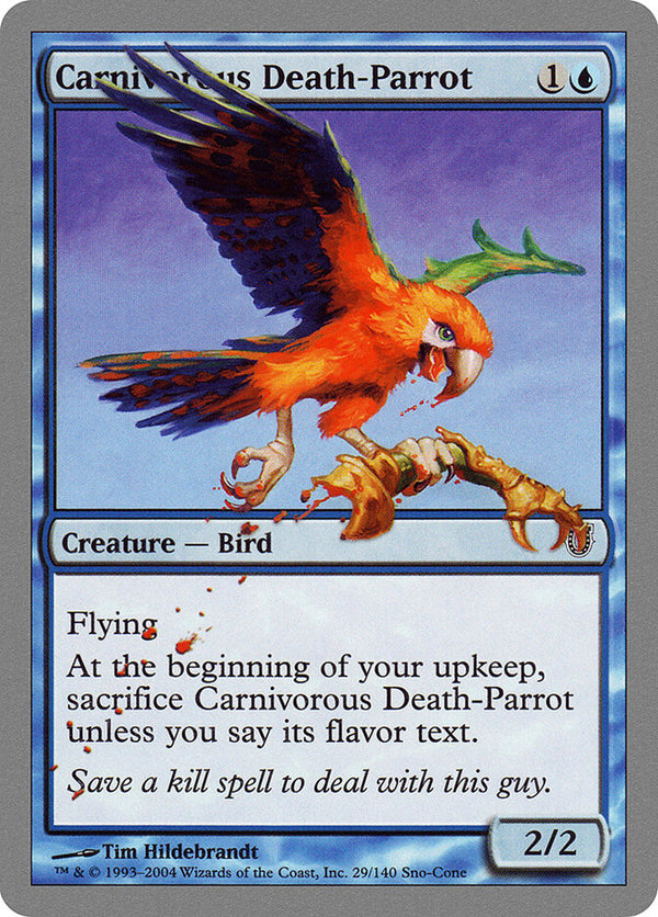 Carnivorous Death-Parrot - Magic: The Gathering