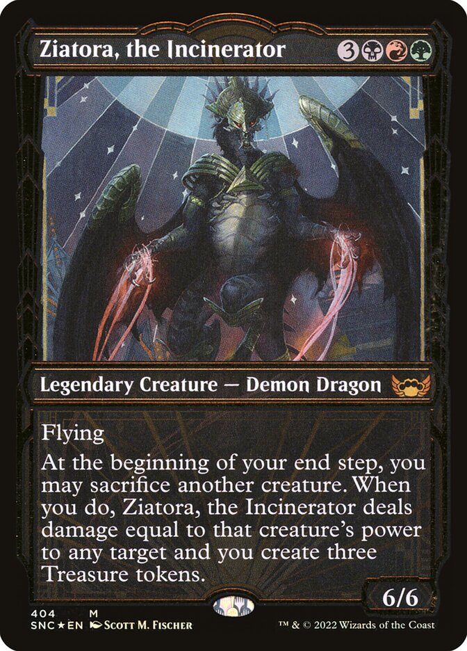 Ziatora, the Incinerator (Gilded Foil)