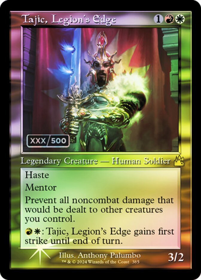 Tajic, Legion's Edge (Retro Frame) (Serial Numbered)