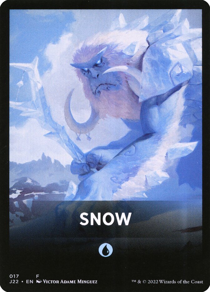 Snow Theme Card