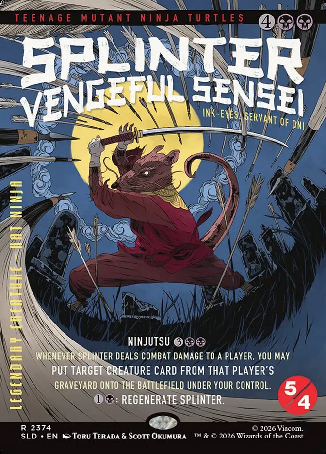 Splinter, Vengeful Sensei - Ink-Eyes, Servant of Oni