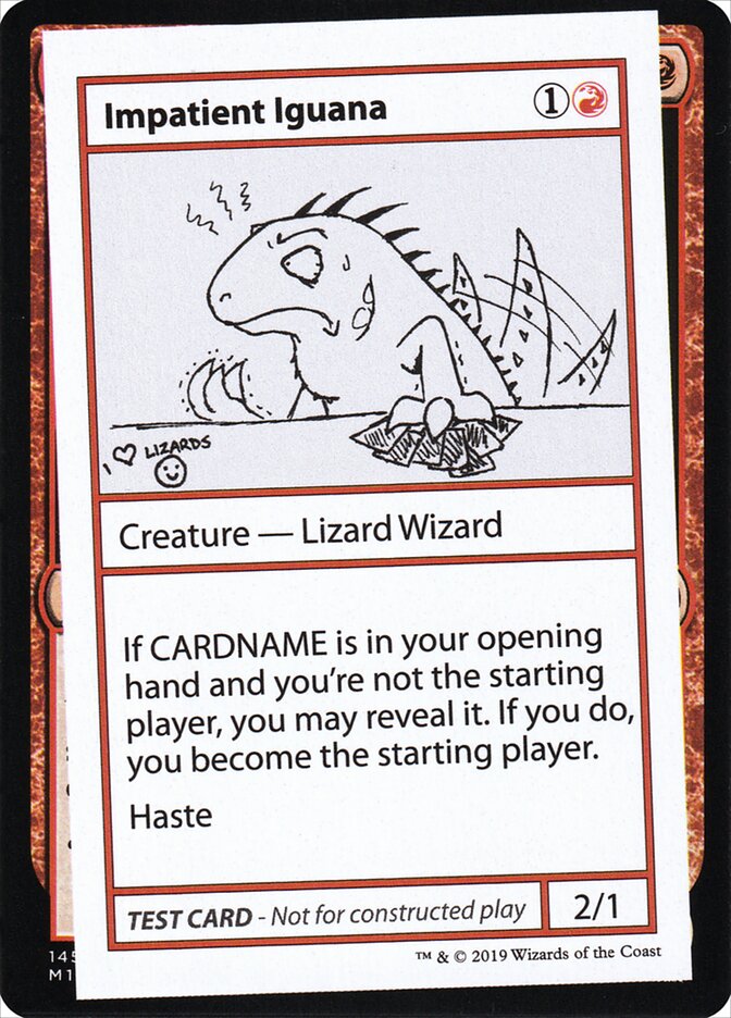 Impatient Iguana (No PW Symbol)