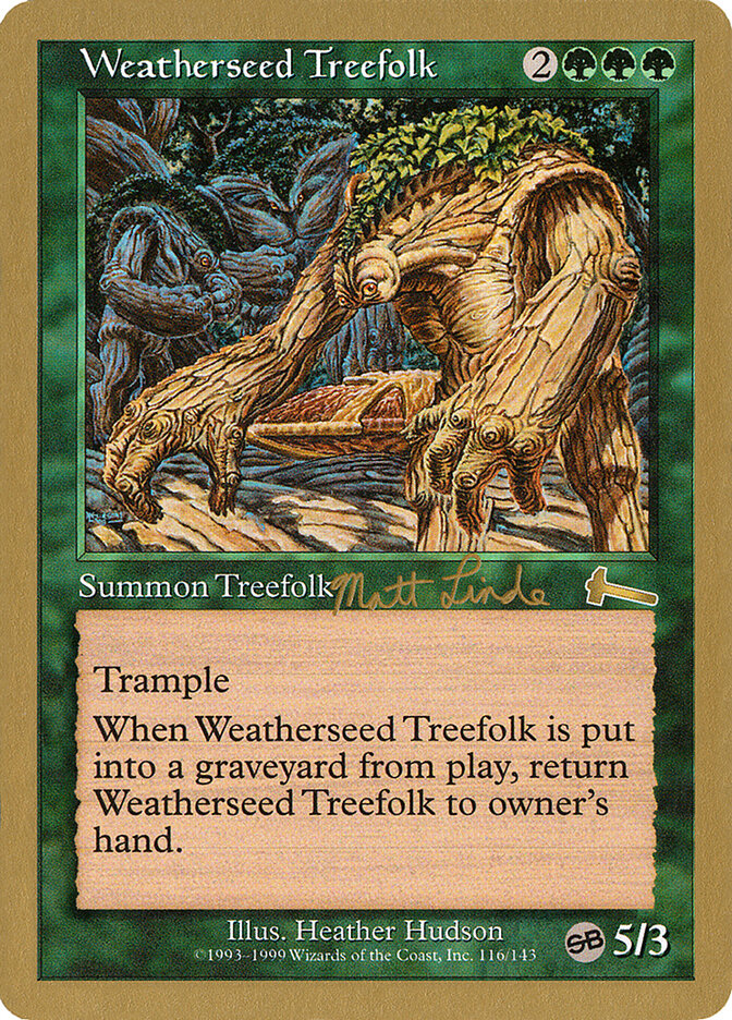 Weatherseed Treefolk - 1999 Matt Linde (ULG) (SB)