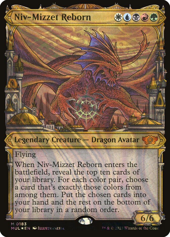 Niv-Mizzet Reborn (Halo Foil)