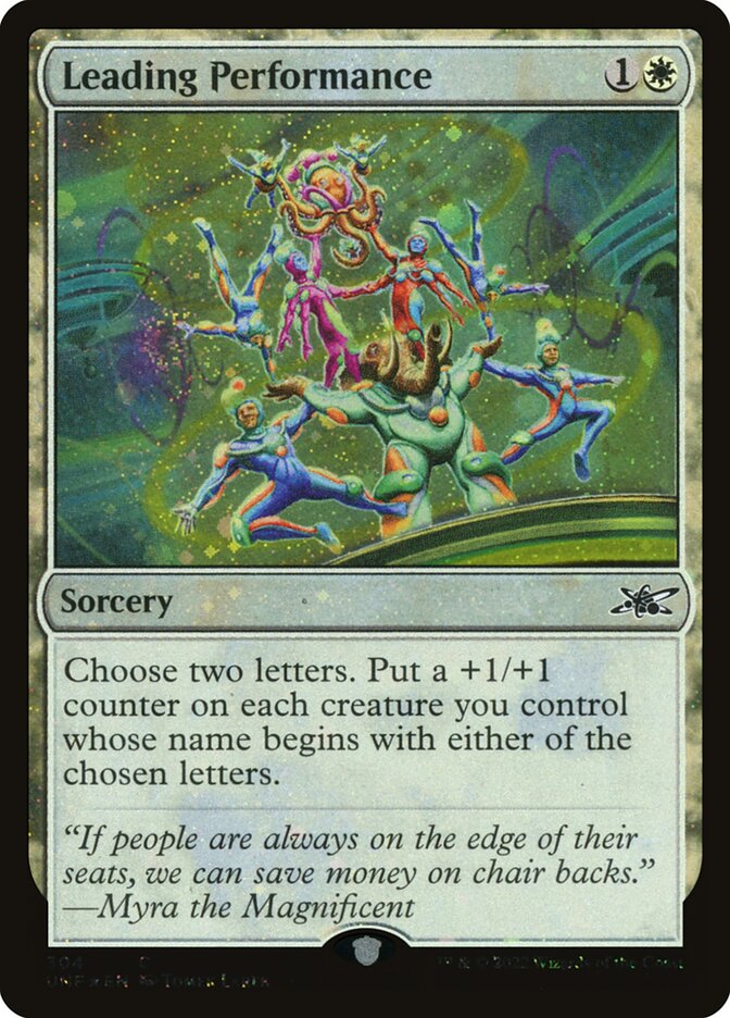 Leading Performance (Galaxy Foil)