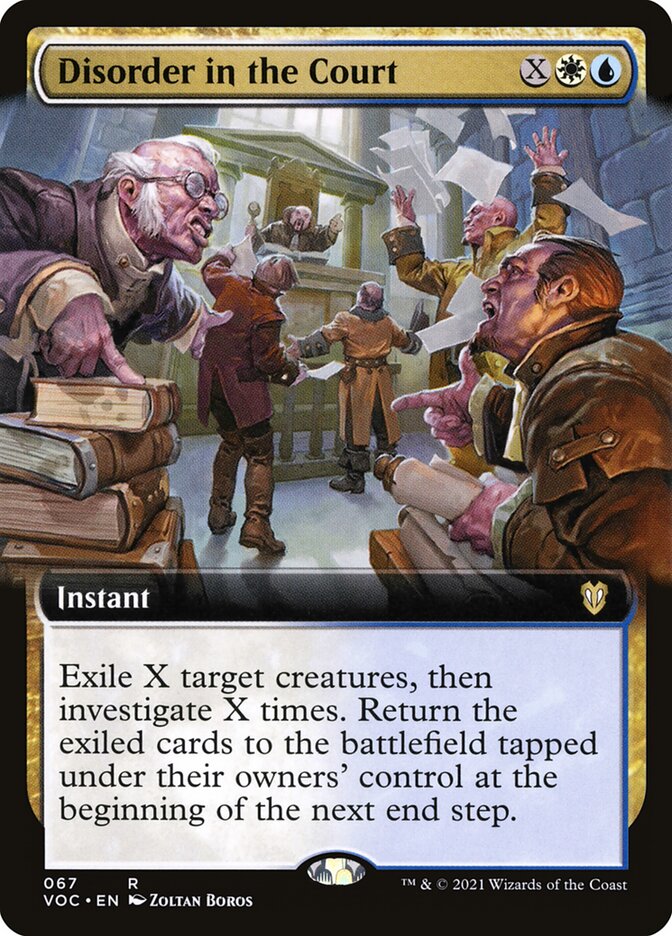 Disorder in the Court (Extended Art)