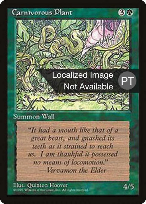 Carnivorous Plant - Magic: The Gathering