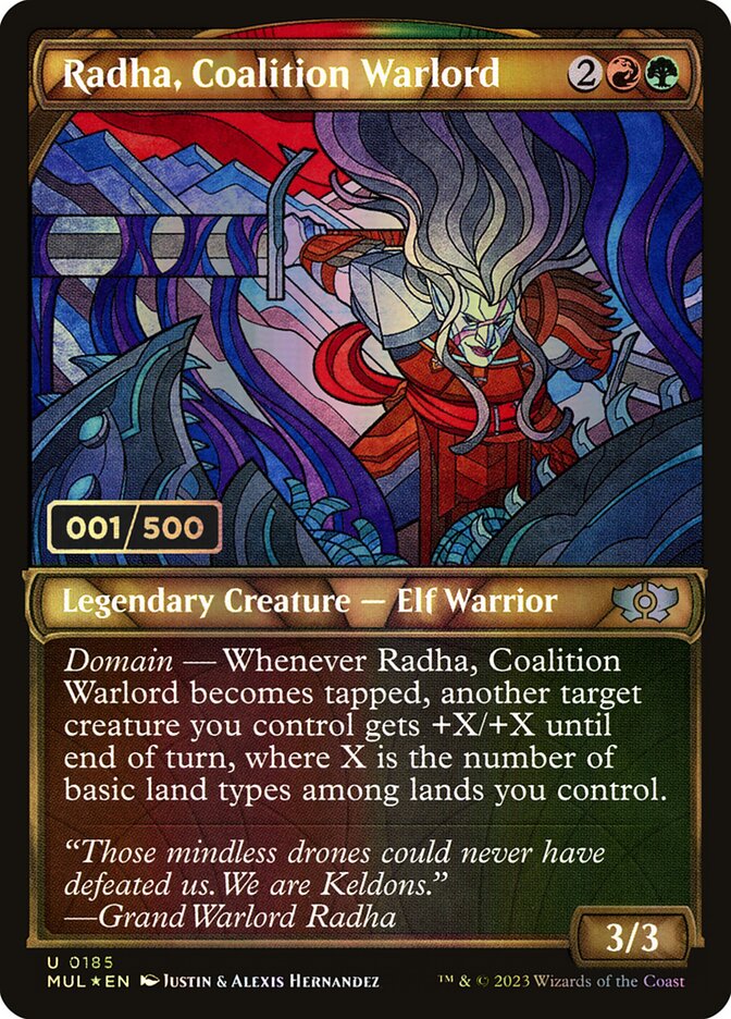 Radha, Coalition Warlord (Serial Numbered)