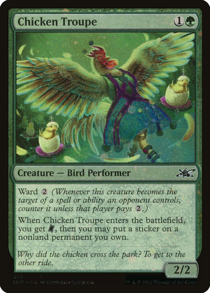 Chicken Troupe (Galaxy Foil)