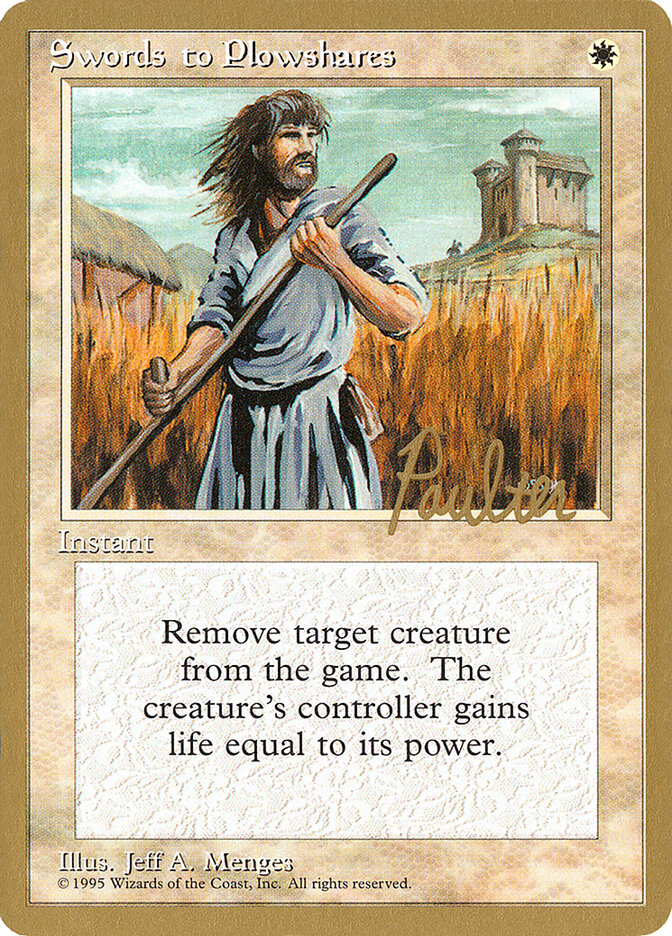 Swords to Plowshares - 1996 Preston Poulter (4ED)