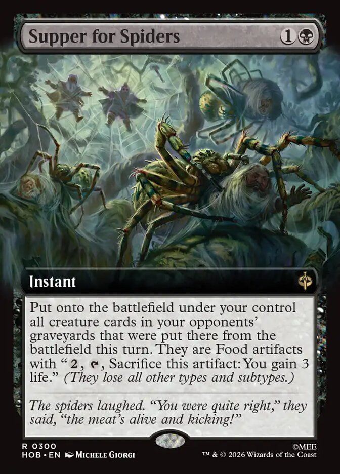 Supper for Spiders (Extended Art)