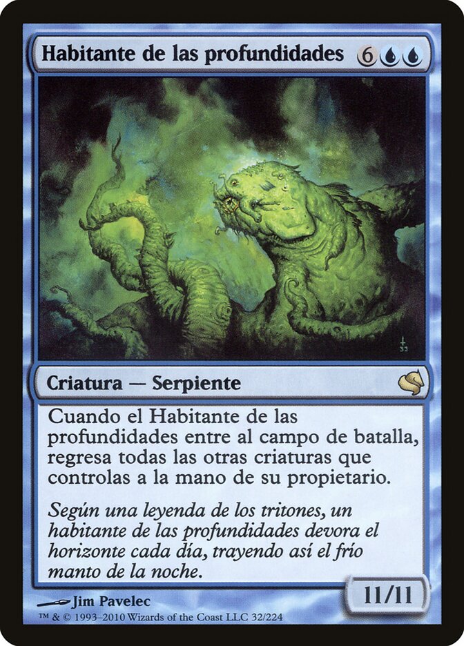 Denizen of the Deep (Spanish) - "Habitante de las profundidades"
