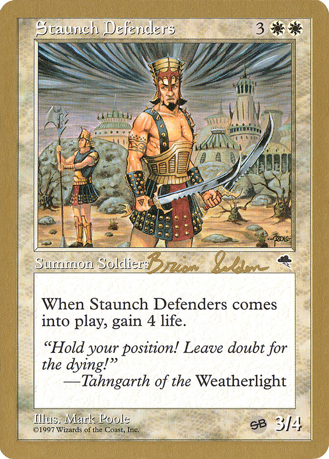 Staunch Defenders - 1998 Brian Selden (TMP) (SB)