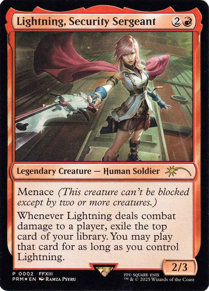 Lightning, Security Sergeant (Costco Bundle)