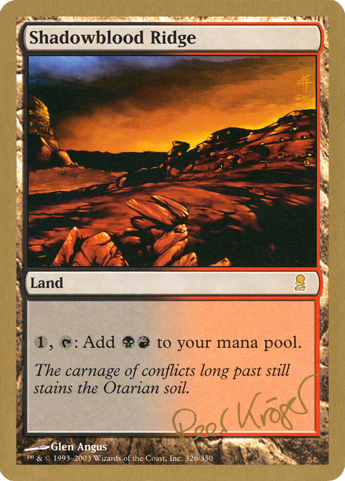 Shadowblood Ridge - 2003 Peer Kroger (ODY)