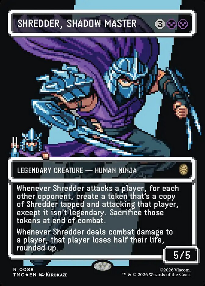 Shredder, Shadow Master (Borderless) (Surge Foil)