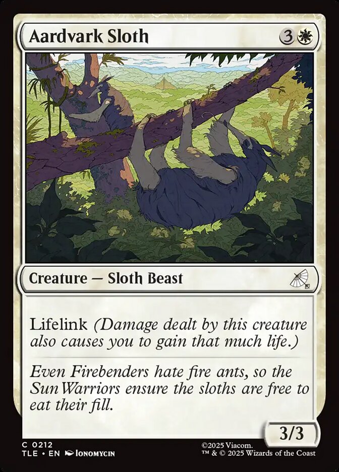 Aardvark Sloth (0212)