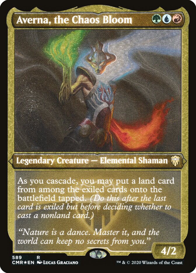 Averna, the Chaos Bloom (Foil Etched)