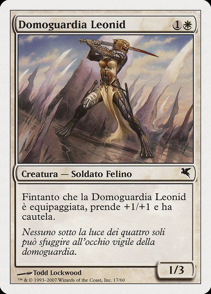 Leonin Den-Guard (Italian) - "Domoguardia Leonid" (L17)
