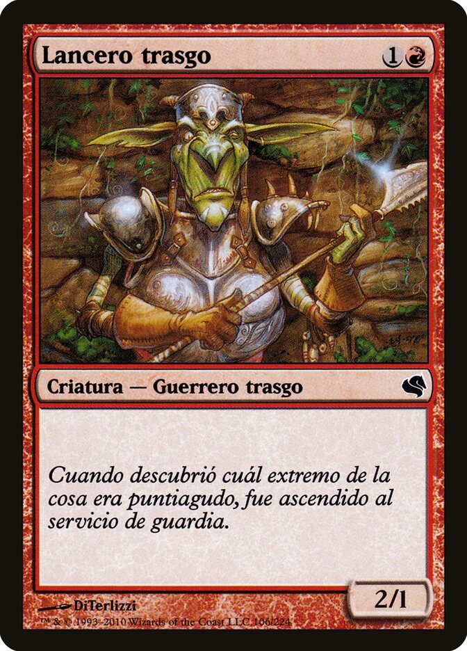 Goblin Piker (Spanish) - "Lancero trasgo"