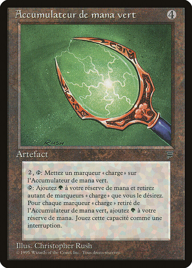 Green Mana Battery (French) - "Accumulateur de mana vert"