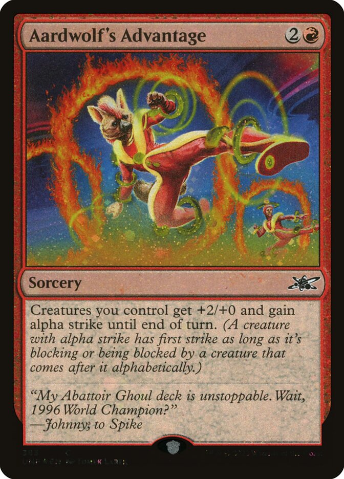 Aardwolf's Advantage (Galaxy Foil)