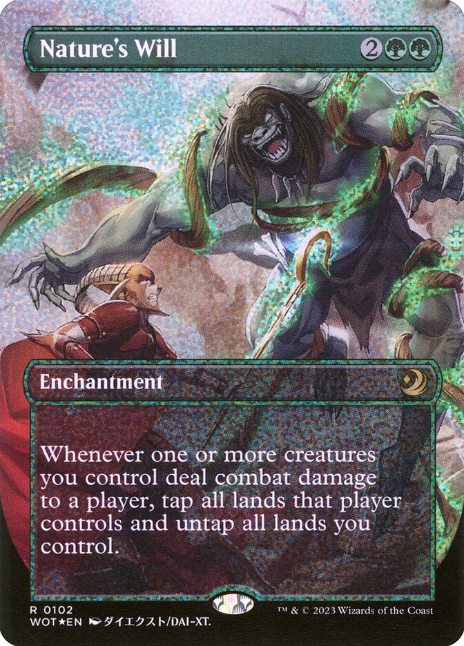 Nature's Will (Anime Borderless) (Confetti Foil)