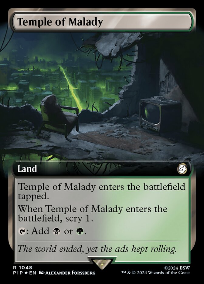 Temple of Malady (Extended Art) (Surge Foil)