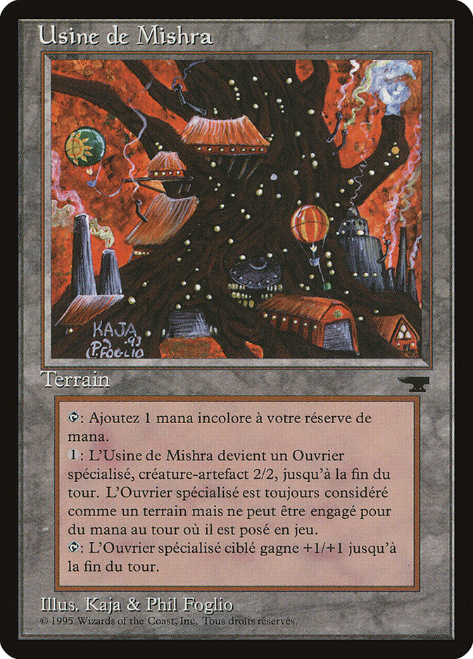 Mishra's Factory (French) - "Usine de Mishra"