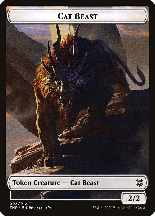 Cat Beast Token - Magic: The Gathering
