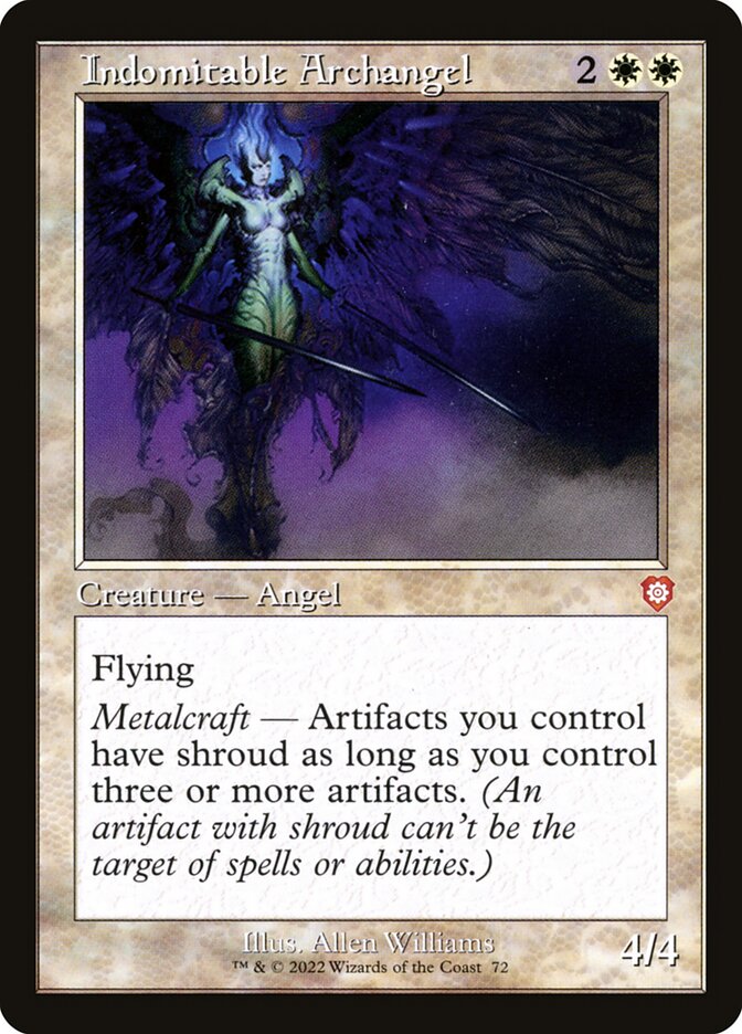Indomitable Archangel (Retro Frame)