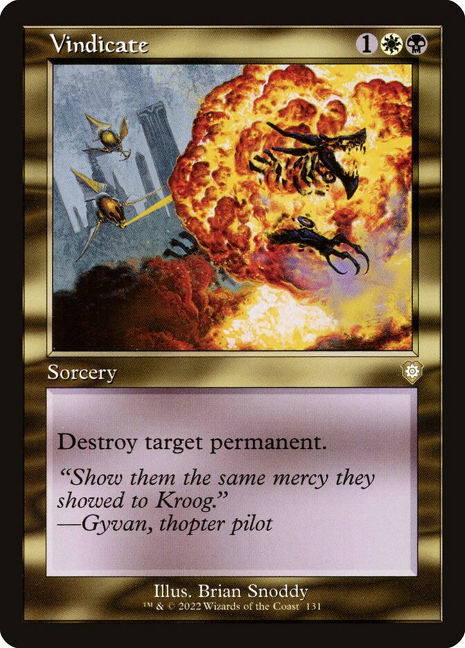 Vindicate (Retro Frame)