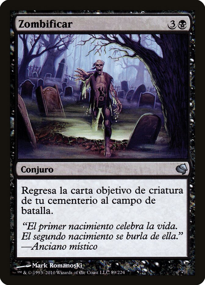 Zombify (Spanish) - "Zombificar"