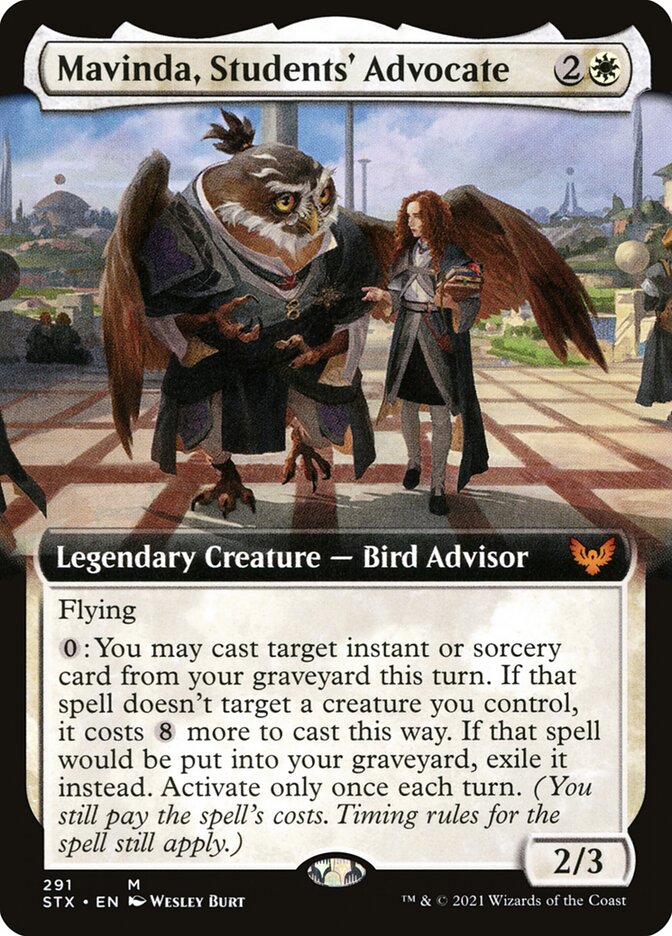 Mavinda, Students' Advocate (Extended Art)