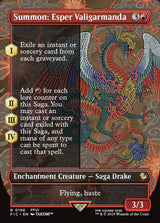 Summon: Esper Valigarmanda (Borderless) - Magic: The Gathering