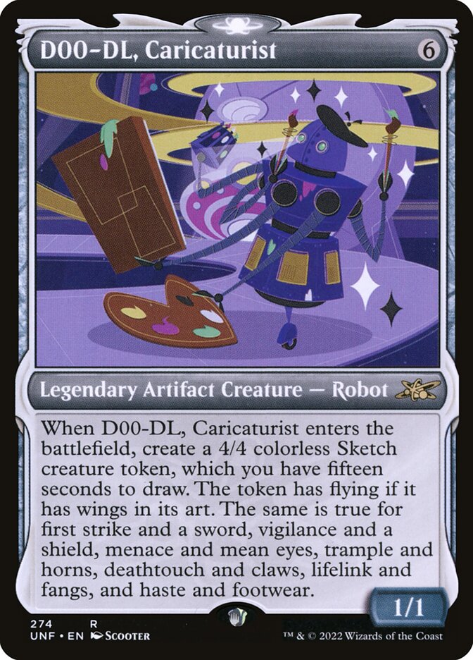 D00-DL, Caricaturist (Showcase)