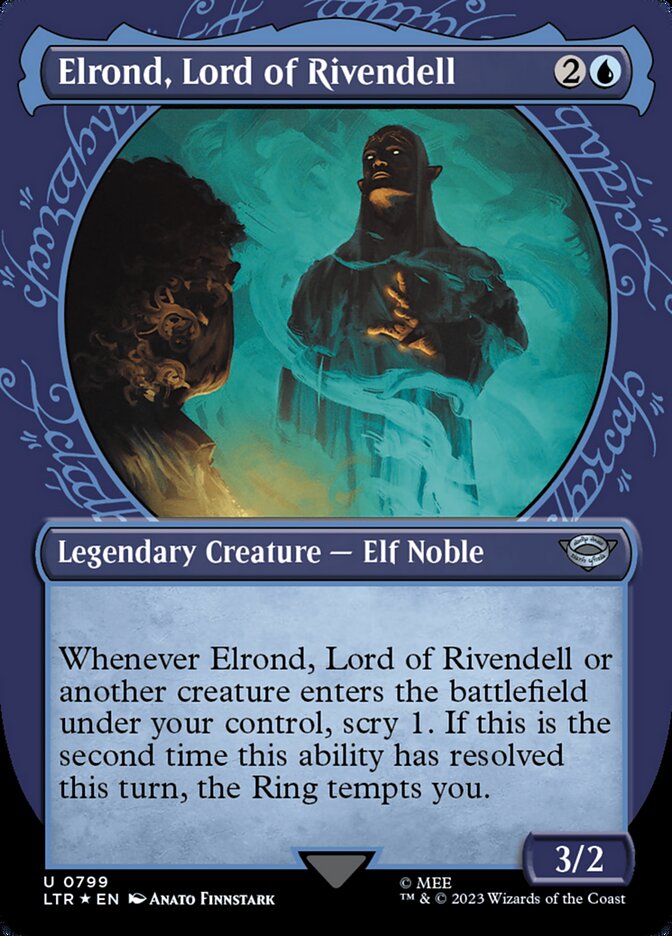 Elrond, Lord of Rivendell (Showcase) (Surge Foil)