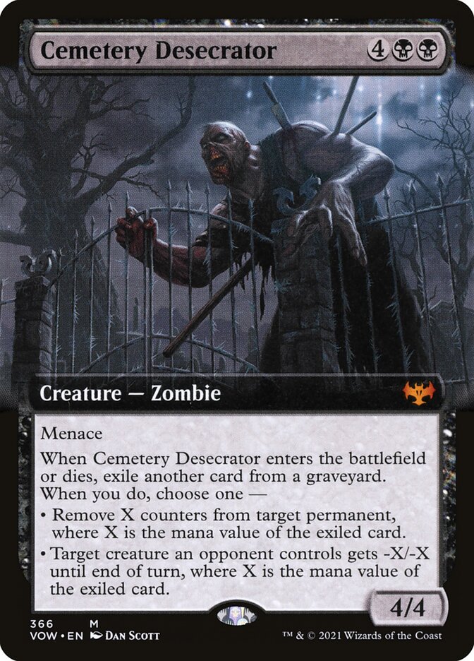 Cemetery Desecrator (Extended Art)